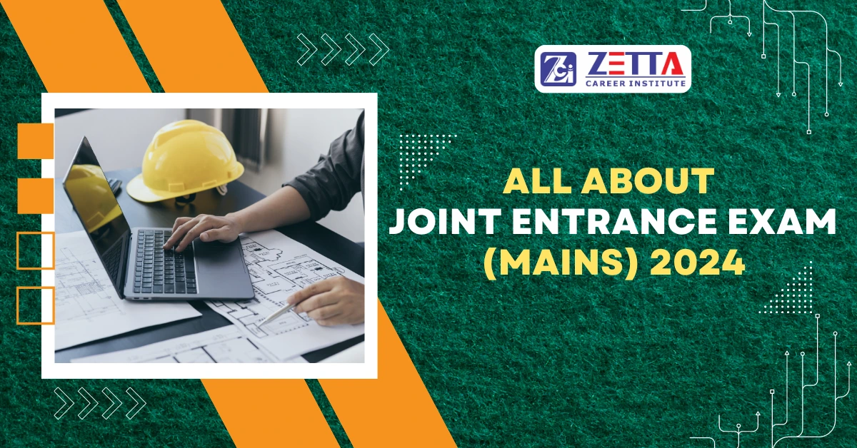 Image presenting all the essential details about JEE Main 2024, including exam pattern, syllabus, eligibility criteria, and preparation tips.