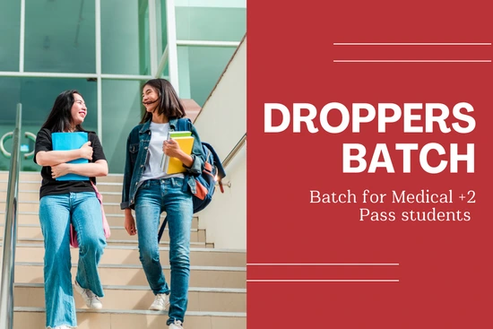 Image showcasing Droppers Batch for NEET at ZCI.