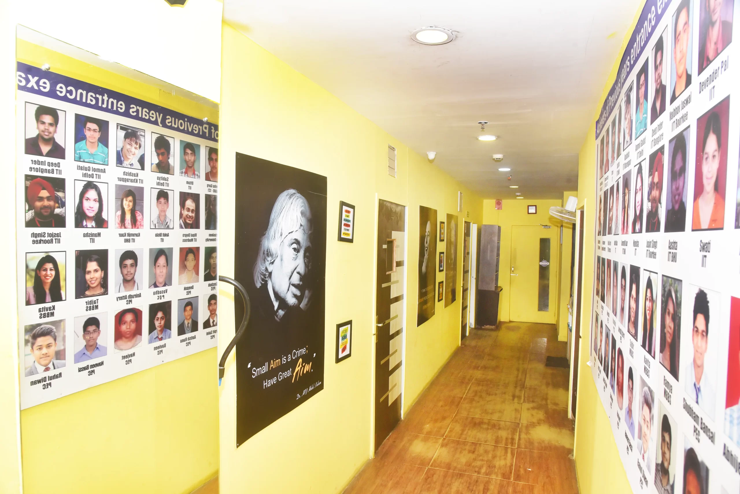 Image showcasing the corridor at Zetta Career Institute.