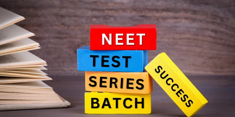 Image of NEET Test Series advertisement at Zetta Career Institute in Chandigarh.